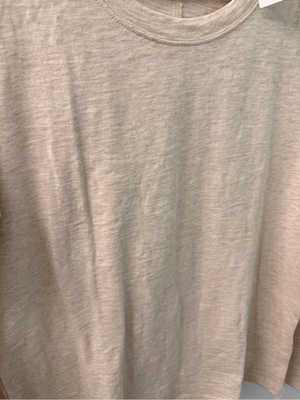 J. Crew Beige Girlfriend Tee - Picture 2 of 4